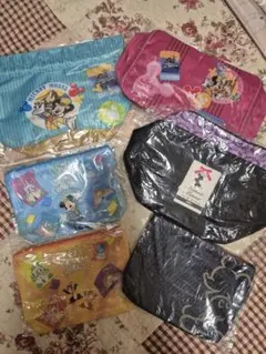 ディズニー　ミッキー ミニー エコバッグ　ポーチ11点まとめ売り