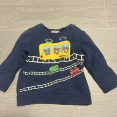 MIKIHOUSE ネイビー トレーナー 100cm