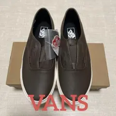 [新品]28.5cm VANS ヴァンズ AUTHENTIC SLIP ON茶色