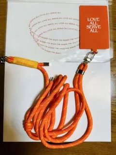 Love all serve all 藤井風　オレンジストラップ