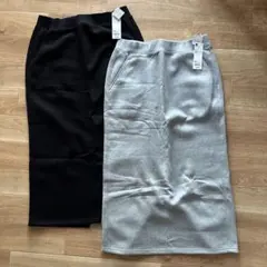 2着セット　GU ヘビーウェイトスウェットナロースカート　XXL