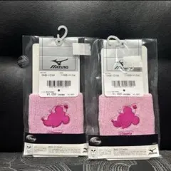 新品未使用　ミズノ　ディズニー　 ピンク MIZUNO リストバンド