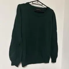 GORGE ダークグリーン ニット セーター Mサイズ 秋冬
