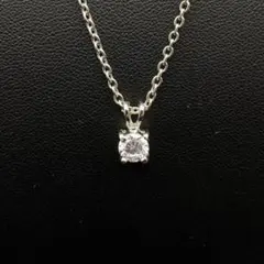 565遺品整理品 ネックレス ダイヤ系 ジルコニア？ ガラス 