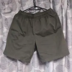 大幅値下げ！GU ショートパンツ　シェフショーツ　Mサイズ　カーキ　メンズ
