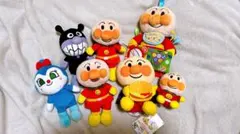 アンパンマン バイキンマン　コキンちゃん　ぬいぐるみ セット