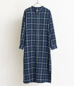 Afternoon Tea タータンチェック　シャツワンピース　フリーサイズ