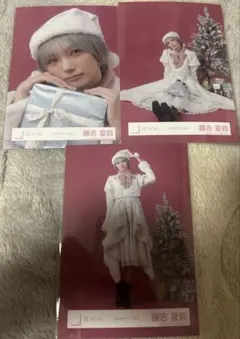 藤吉夏鈴　2025年サンタ衣装 セミコンプ　ヨリ、スワリ、ヒキ