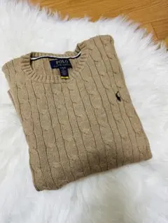 Polo Ralph Lauren ケーブル編みニット L