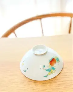 深川製磁 飯碗 柿絵