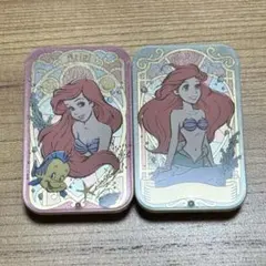ディズニー　プリンセス　すらいどきゃん　ラムネ缶　アリエル　２種