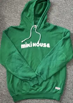 miki house グリーン フード付きパーカーのサムネイル