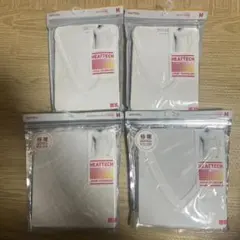ユニクロHEATTECH 極暖　Vネック Mサイズ 4枚セット