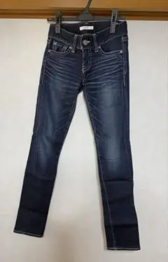 マウジー　moussy スキニー　デニム　ブルー　24サイズ