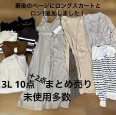 3L レディース トップス 10点+2点セット