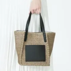 みのりん様専用】allureville アルアバイル トート型かごバッグ - メルカリ