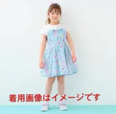 アナスイミニ ベルフラワー柄ワンピース 130 - メルカリ