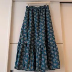 UNIQLO×ANNA SUI　ロングフレアスカート　花柄　Lサイズ