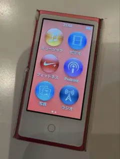 【美品】Apple iPod nano第7世代　16GB ピンクのサムネイル