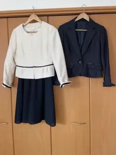 フォーマル ワンピース ネイビー 3点セット 卒園 セレモニー 卒業 入学 入園
