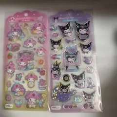 マイメロディ ＆クロミ ドロップジェリーシール　　２つセット