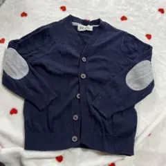 H&M ネイビー カーディガン 98/104