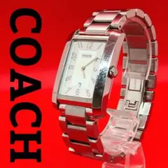 良品 COACH デイト レクタンギュラー メンズ 稼働品 新品電池のサムネイル