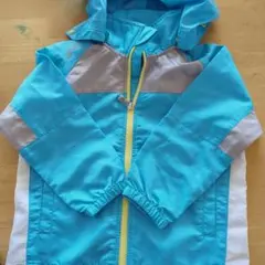 asics フード付きジャケット 100cm 青