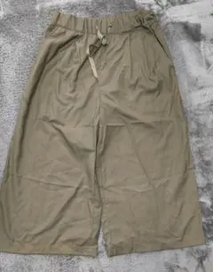 vis ワイドパンツ カーキ ズボン