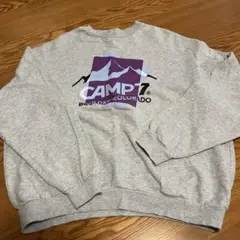 CAMP7 スウェット グレー Lサイズのサムネイル