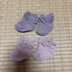 フリル付きベビー靴下　7〜9cm