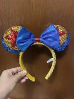 ディズニー カチューシャ 星とリボン