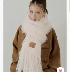 Chicoホワイトマフラー