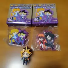 遊戯王 ラバーストラップ＆フィギュアセット　箱付き　匿名配送