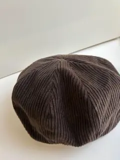 CA4LA カシラ　コーデュロイベレー帽　ブラウン