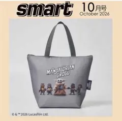 Smart 10月号付録 マンダロリアン＆グローグー 保冷保温ランチトート