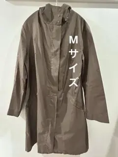 カーキ フード付きコートM