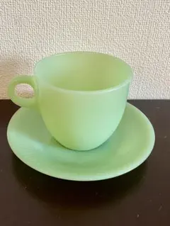 バウアーポッタリー Sサイズ ドッグボウル スプルース（濃い緑
