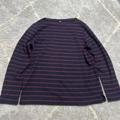 00s オールドユニクロ 短丈 ボーダー ロンＴ y2k シティーボーイ 人気