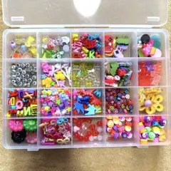 プラスチックデコレーションパーツセット　ビーズ