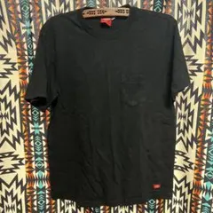 ブラック Tシャツ ポケット付き