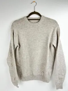 無印良品 ウール100% セーター L ベージュ ほぼ未使用級 美品