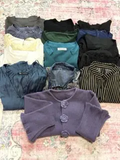 1着500円まとめ売りトップスワンピースドレス16点セットゆったりZARA