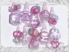 ボンボンドロップシールネイルチップ ゴテゴテ 現品