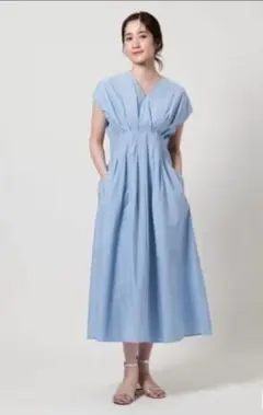 UNITED ARROWS MANTECO POP ワンピース　ライトブルー UNITED ARROWS MANTECO POP ワンピース ライトブルー - メルカリ