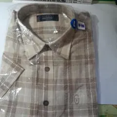 GIANNI VALENTINO 半袖シャツ Lサイズ チェック柄のサムネイル