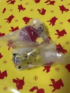 ポケモン　めじるしアクセサリー2 ピカチュウ　ビリリダマ