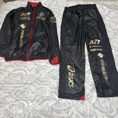 アシックス　ウィンドブレーカー　上下セット