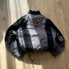 NIKE AIR JORDAN ナイロンジャケット 刺繍ロゴ 90s M