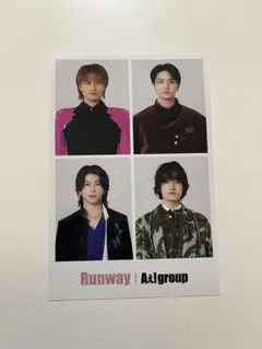 Aぇ! group Runway 証明写真風フォトシート マジメVer.